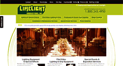 Desktop Screenshot of limelightproductions.com